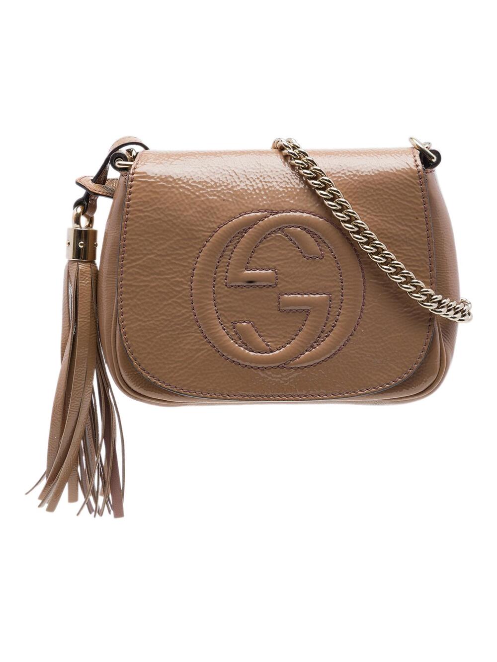 Gucci Small Patent Soho Chain Flap #292594G70B
